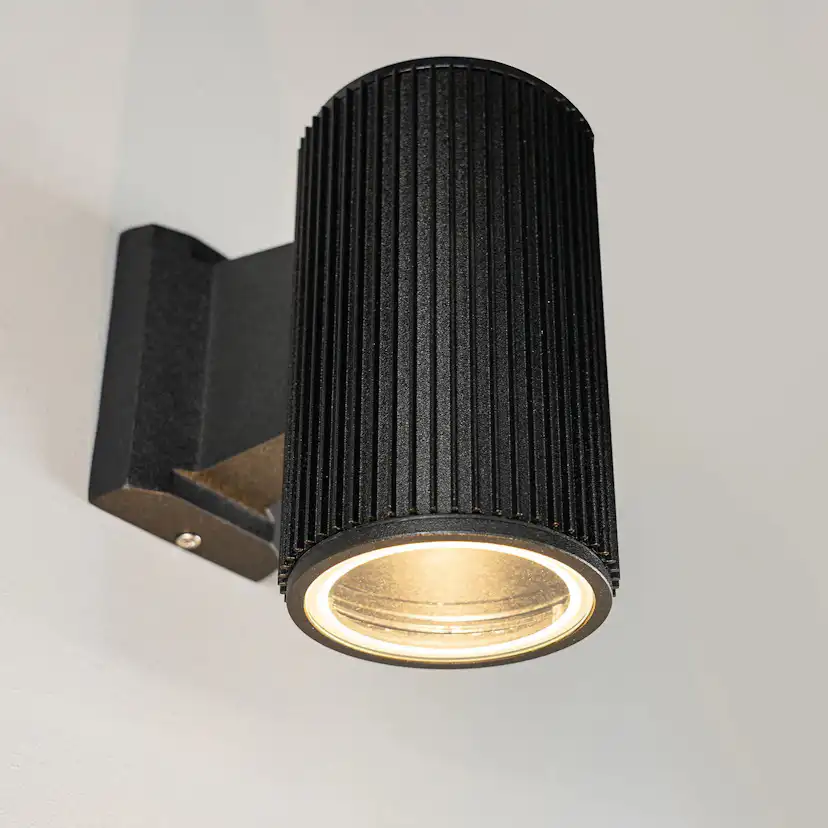 Vägglampa Utomhus Svart Downlight H16cm - Tylösand Färg: Svart