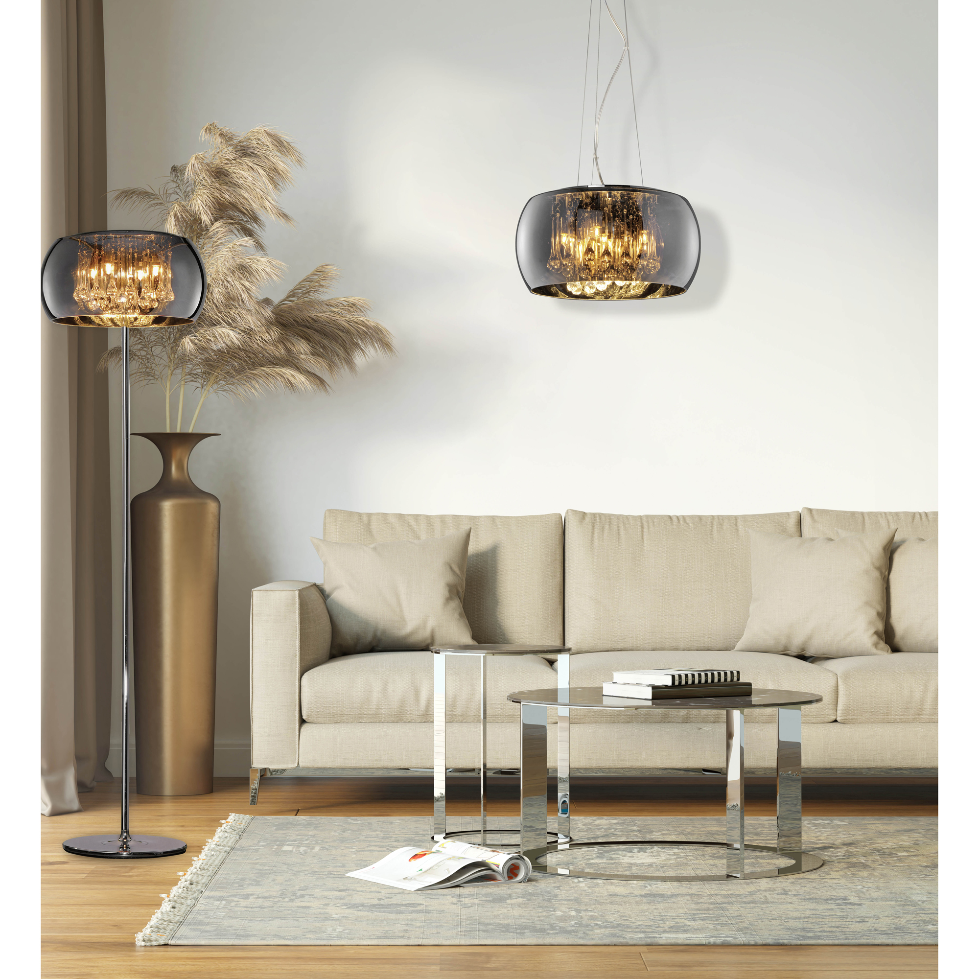 Taklampa Trio Vapore 5L G9