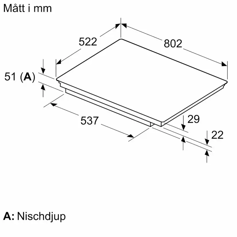 Induktionshäll Bosch Serie 6 PXE831HC1E Svart 4 Zoner Timerfunktion