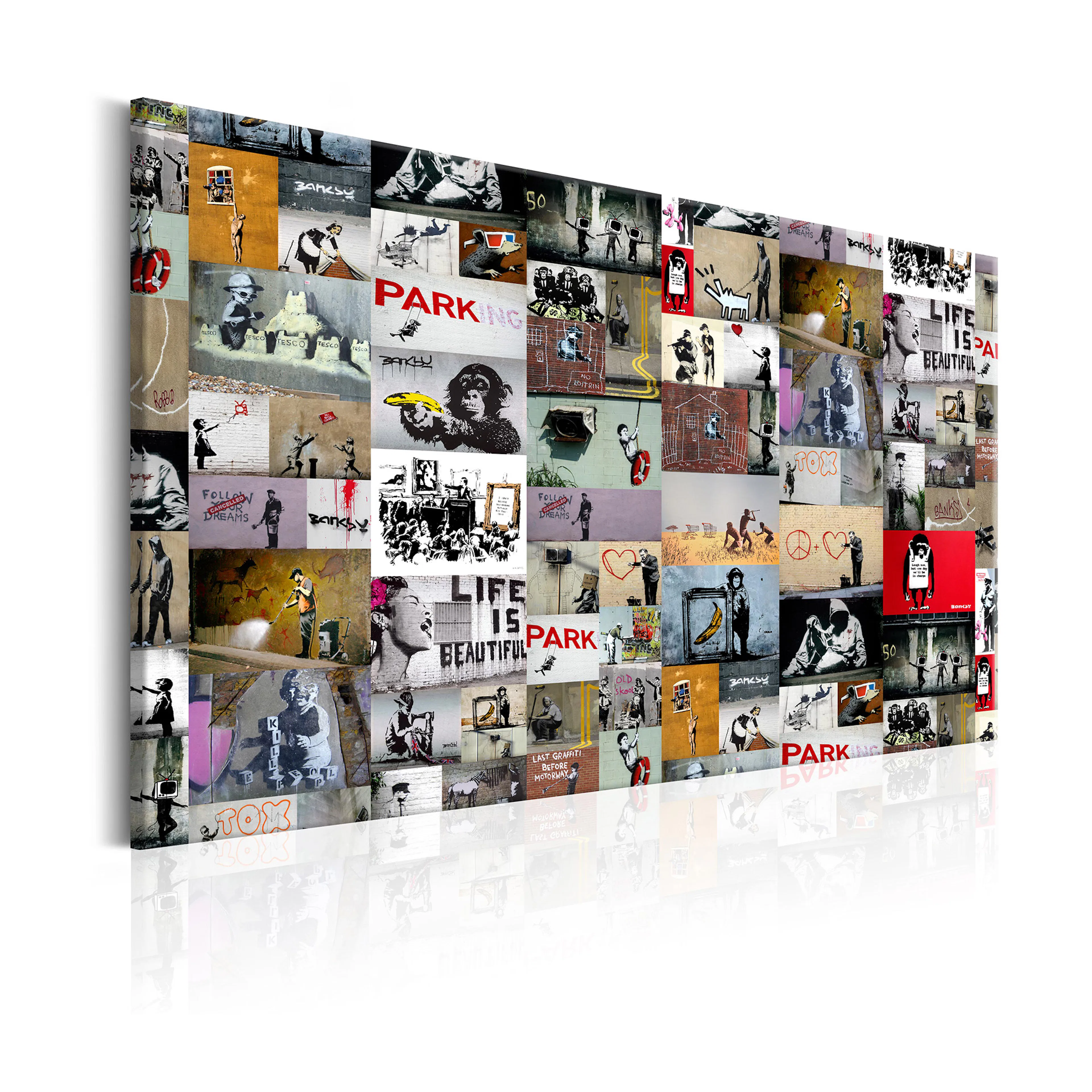 Tavla Arkiio Art Of Collage Banksy