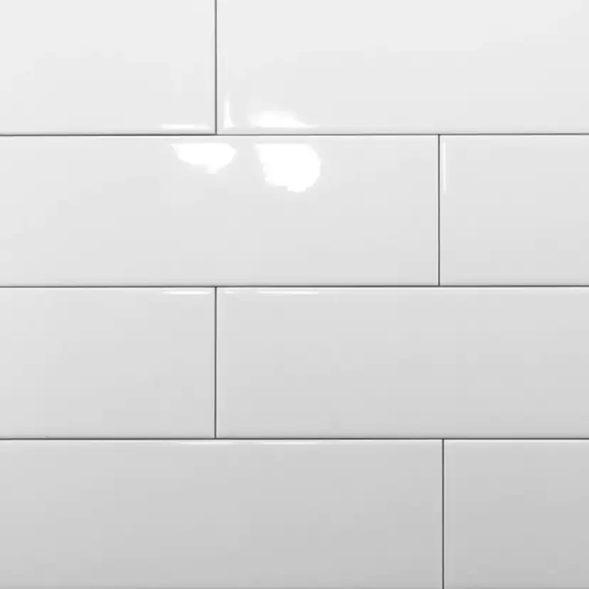 Kakel Tenfors Vit Blank 10x30 cm