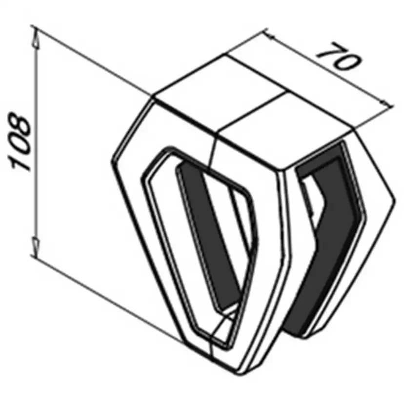 Överbeslag Herrljunga Ledstångsfabrik 6510 Utomhus