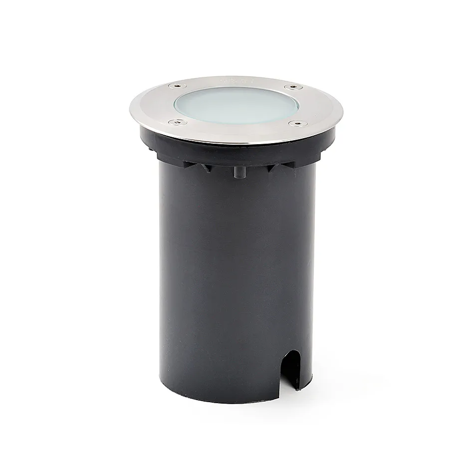 Markspot 230V LED rund silver Rund