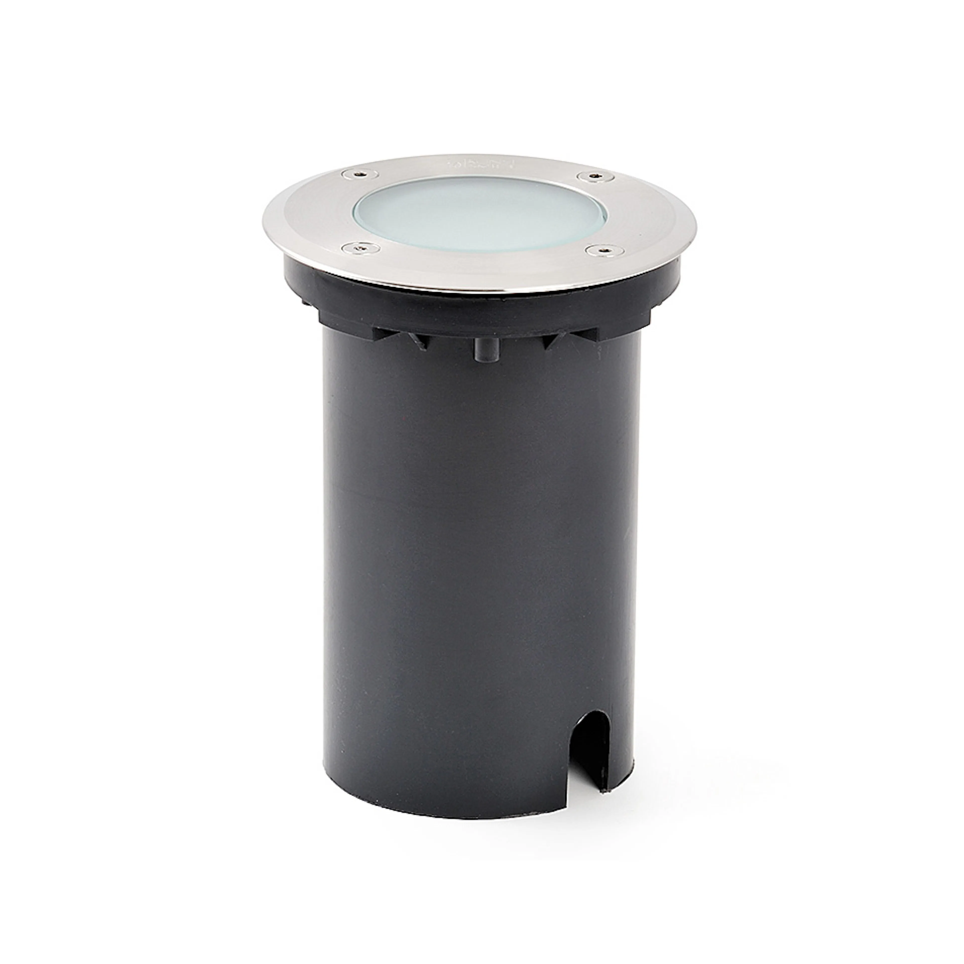 Markspot 230V LED rund silver Rund