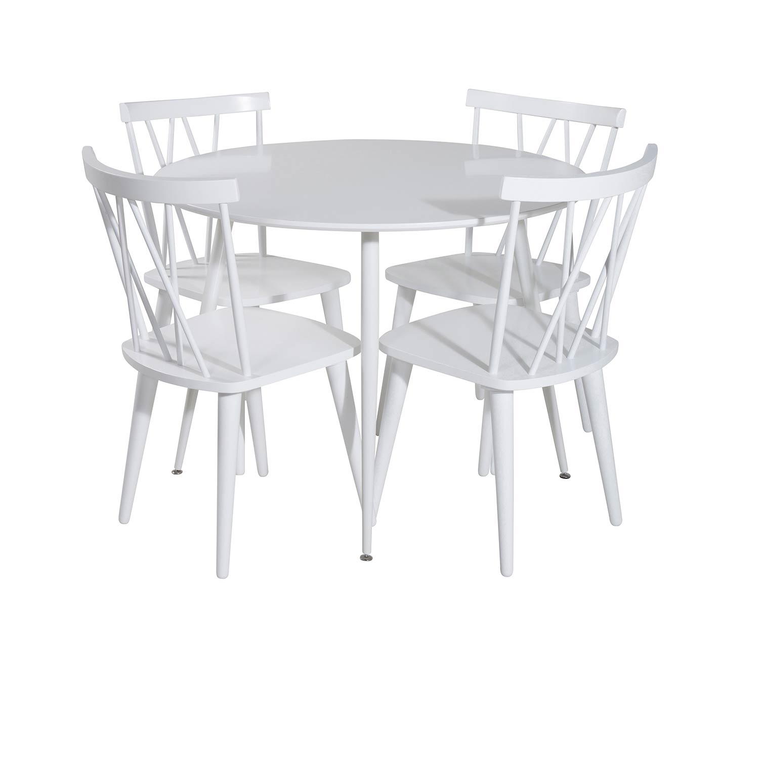 Matgrupp Venture Home Plake med 4 Laura Stolar Polyestertyg Runt