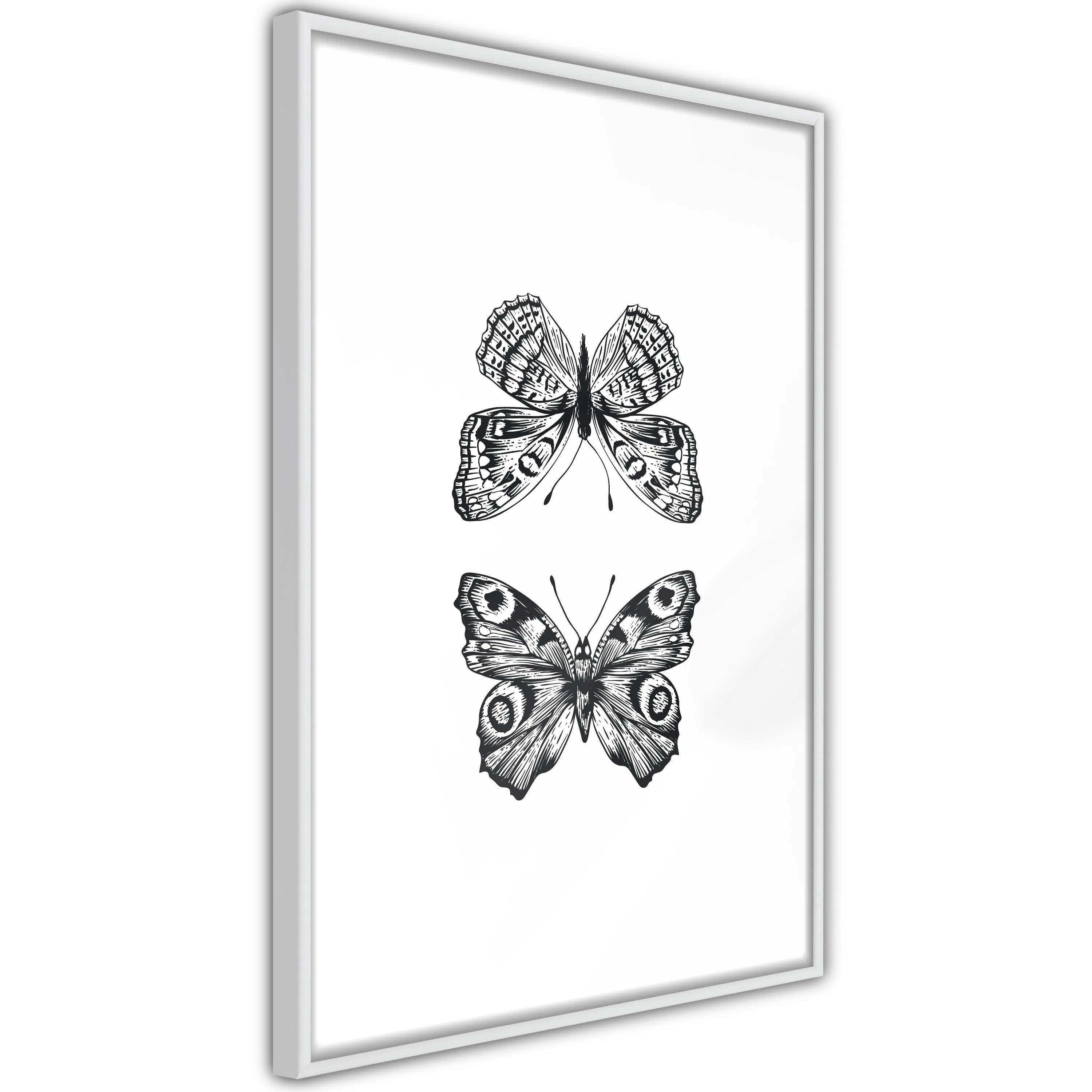 Poster Artgeist Affisch Two Butterflies