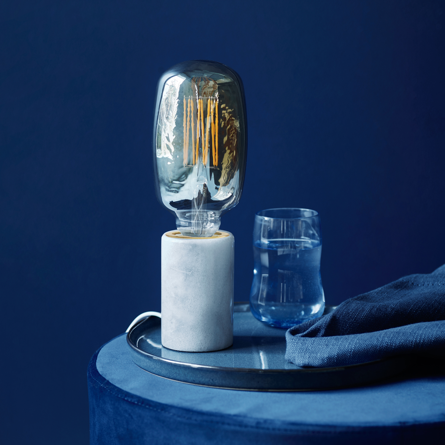 Bordslampa Nordlux Siv Marmor E27