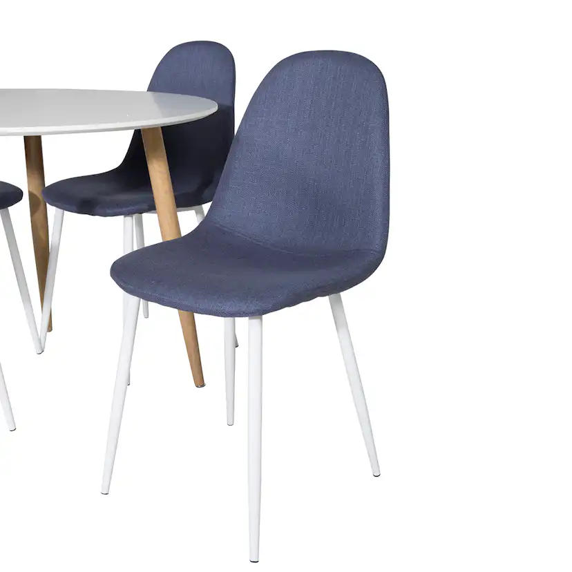 Matgrupp Plaza med stolarna Polar Färg: White
