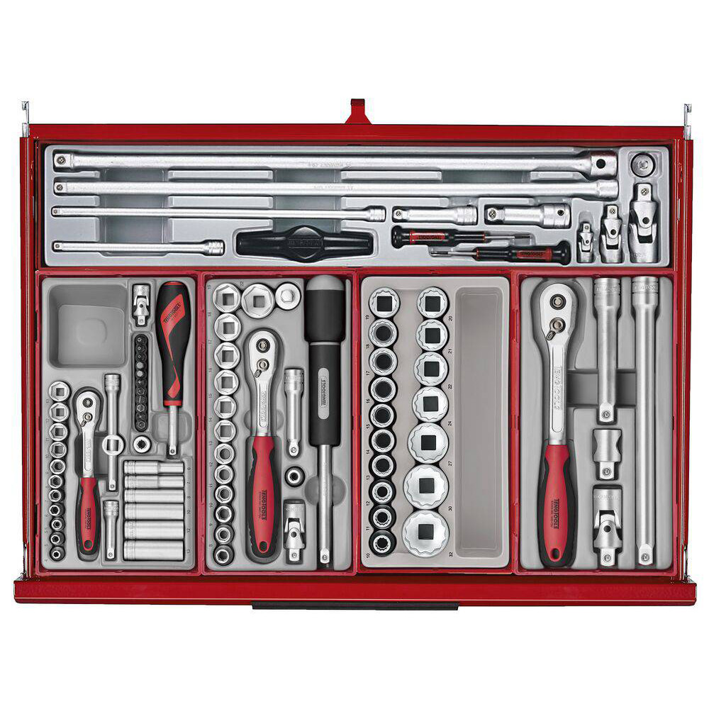 Verktygsset Teng Tools 1008 -Delar Svart