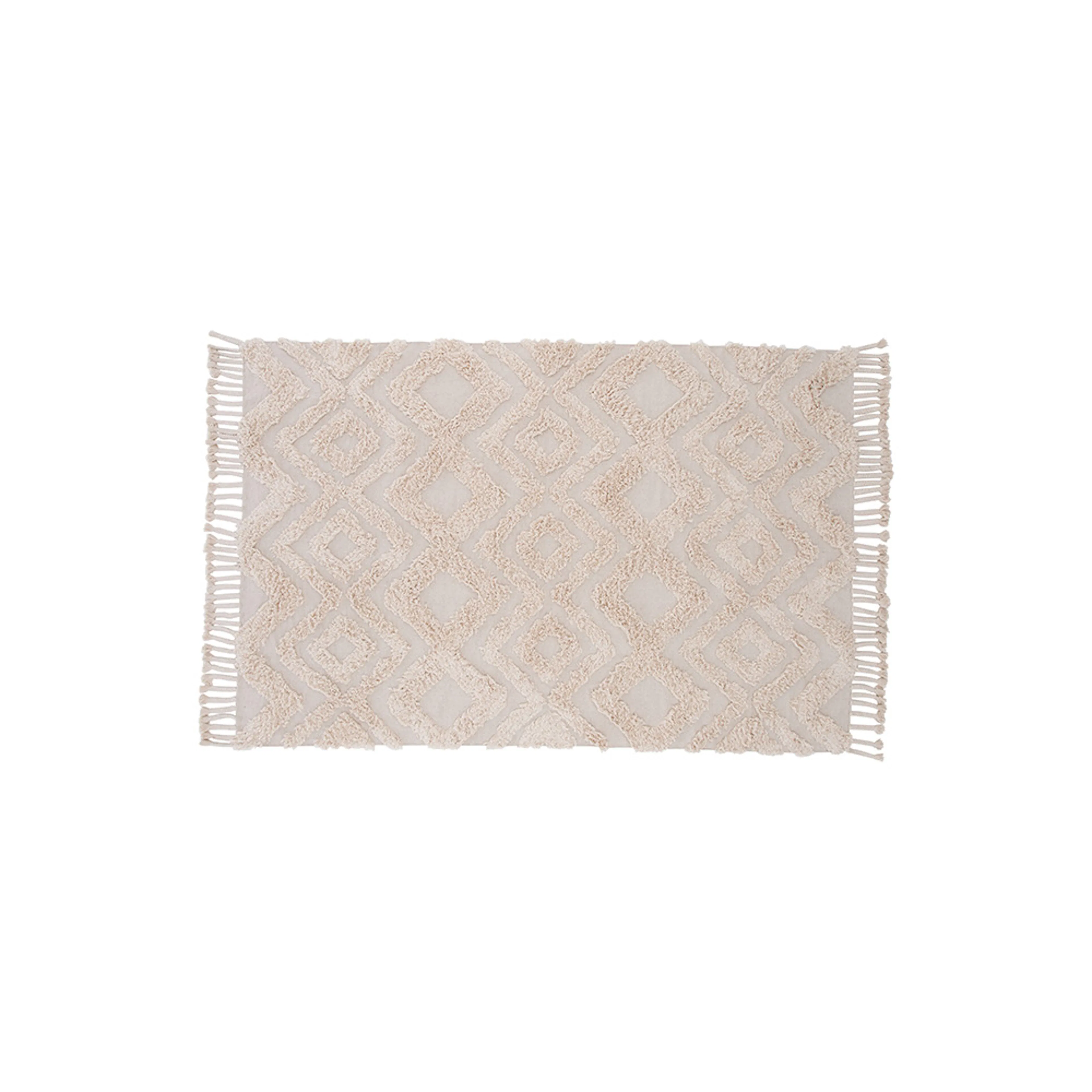 Hilma Cotton 200x300- -Rectangular-Offwhite Trä/natur, Mått: 200x300 cm