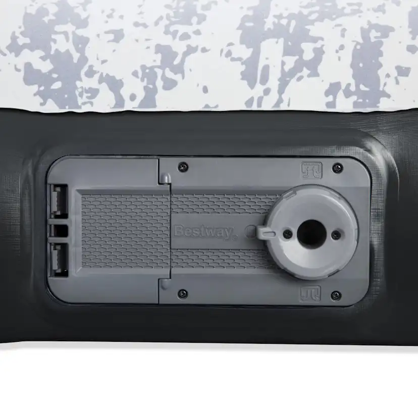 Uppblåsbar madrass Bestway Inbyggd Pump Tritech Airbed Twin Fashion Flock