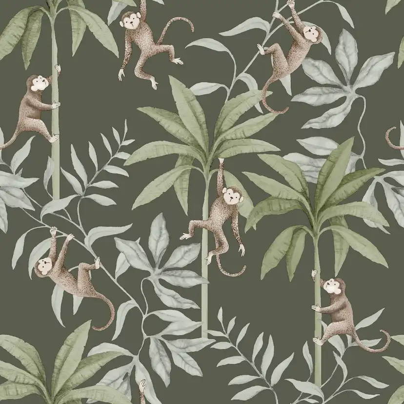 Tapet Boråstapeter Jungle Friends 6935