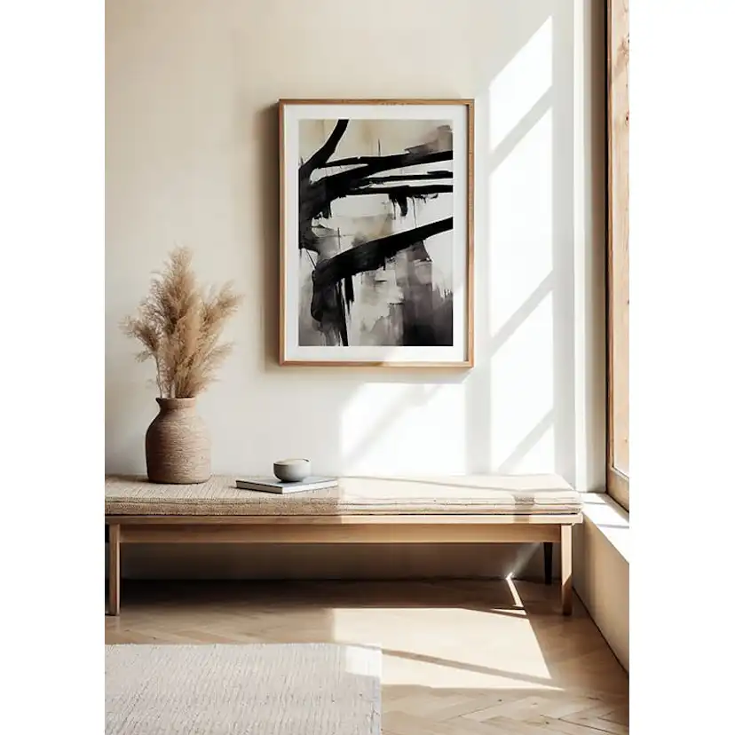 Poster Gallerix Abstract Flowing Paint No2