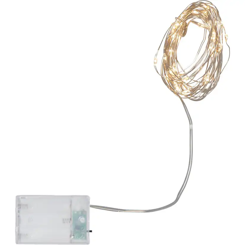 Ljusslinga Star Trading Dew Drop LED 40 Ljus Batteridriven