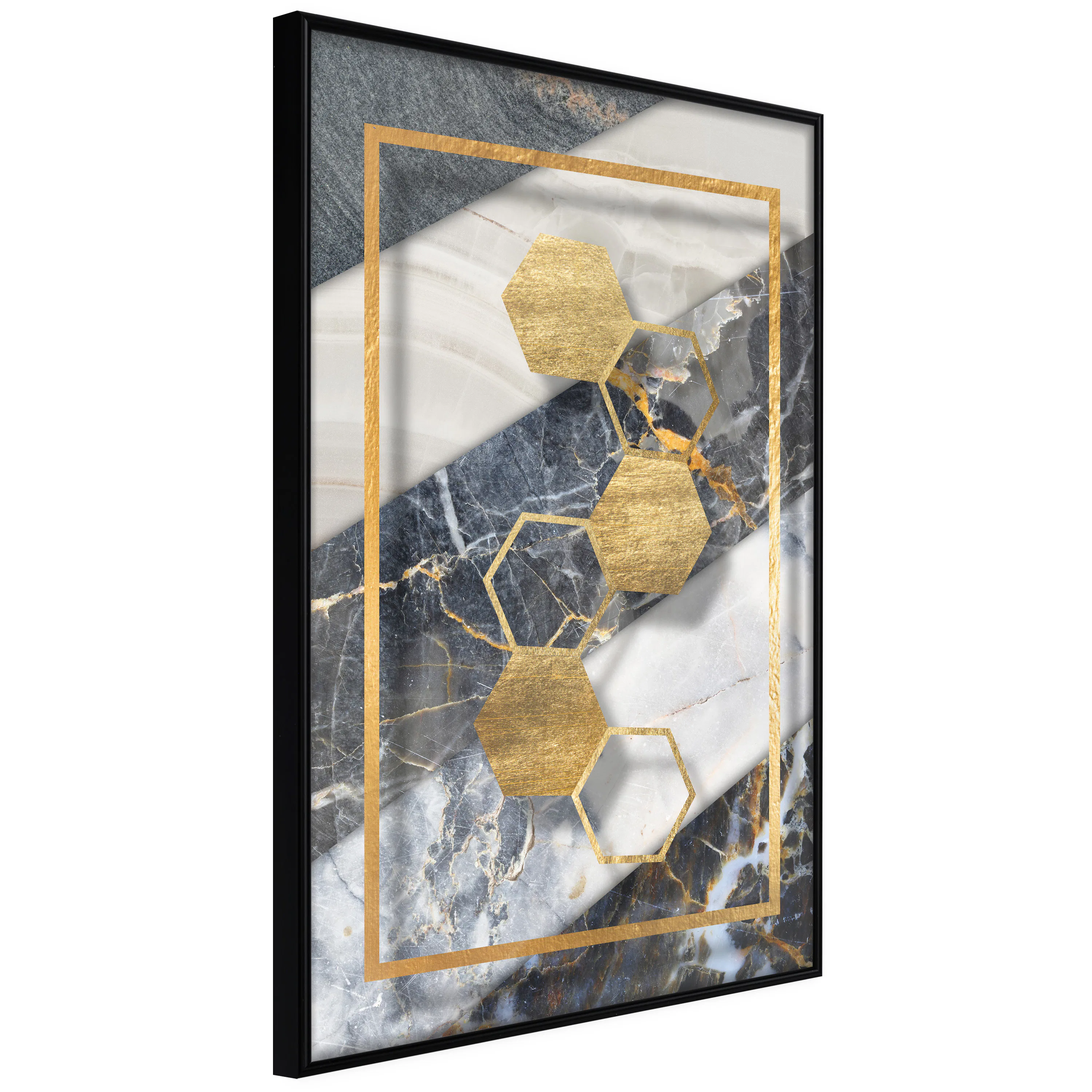 Poster Artgeist Affisch Geometric Chain