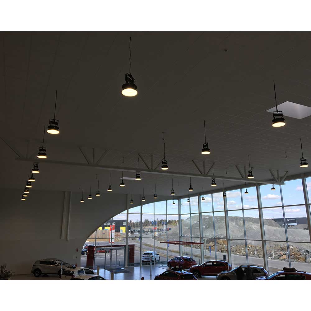 Industriarmatur Westal High Bay PC Krok Svart med Drivdon