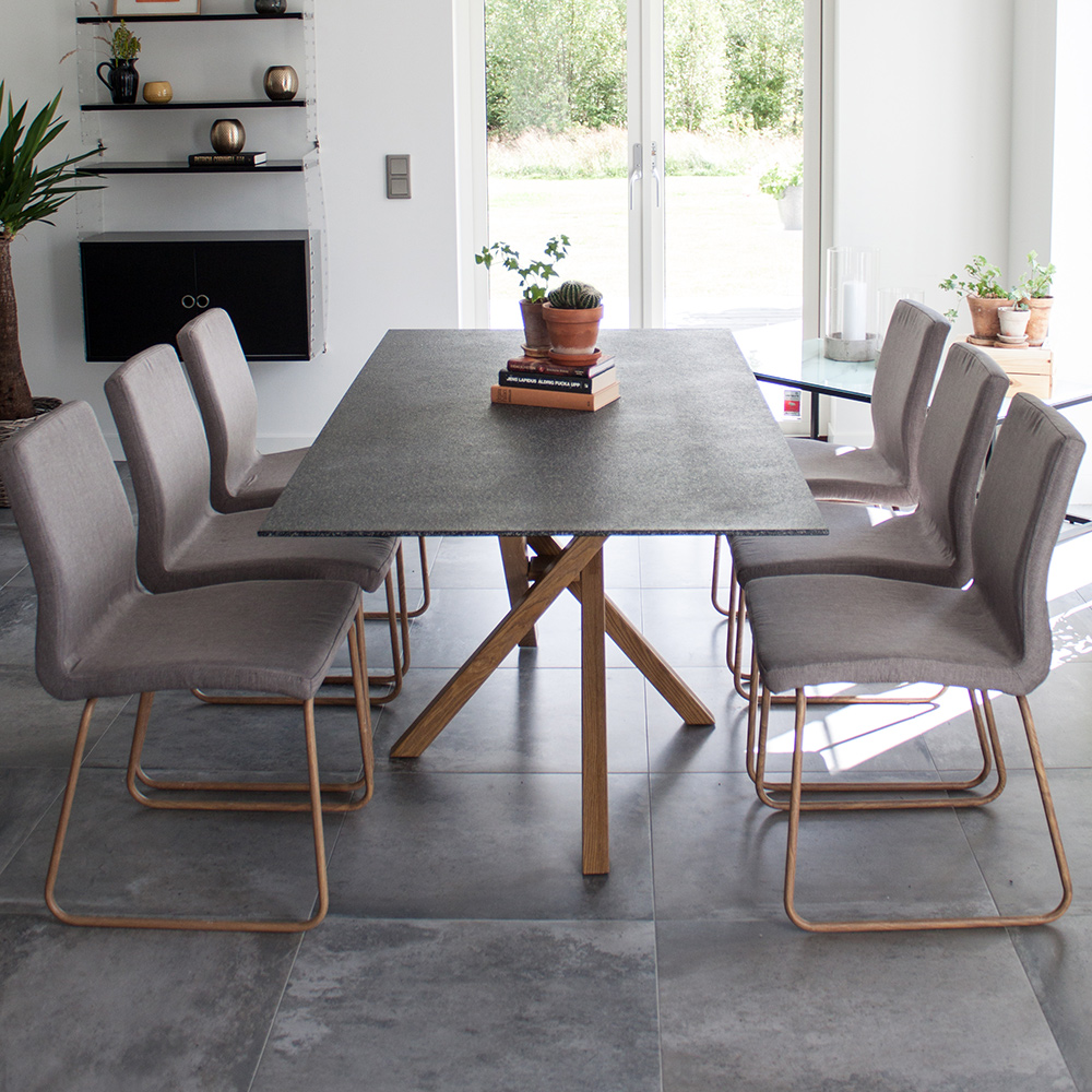 Matgrupp Venture Home Penny Milla med 6 Stolar Ek