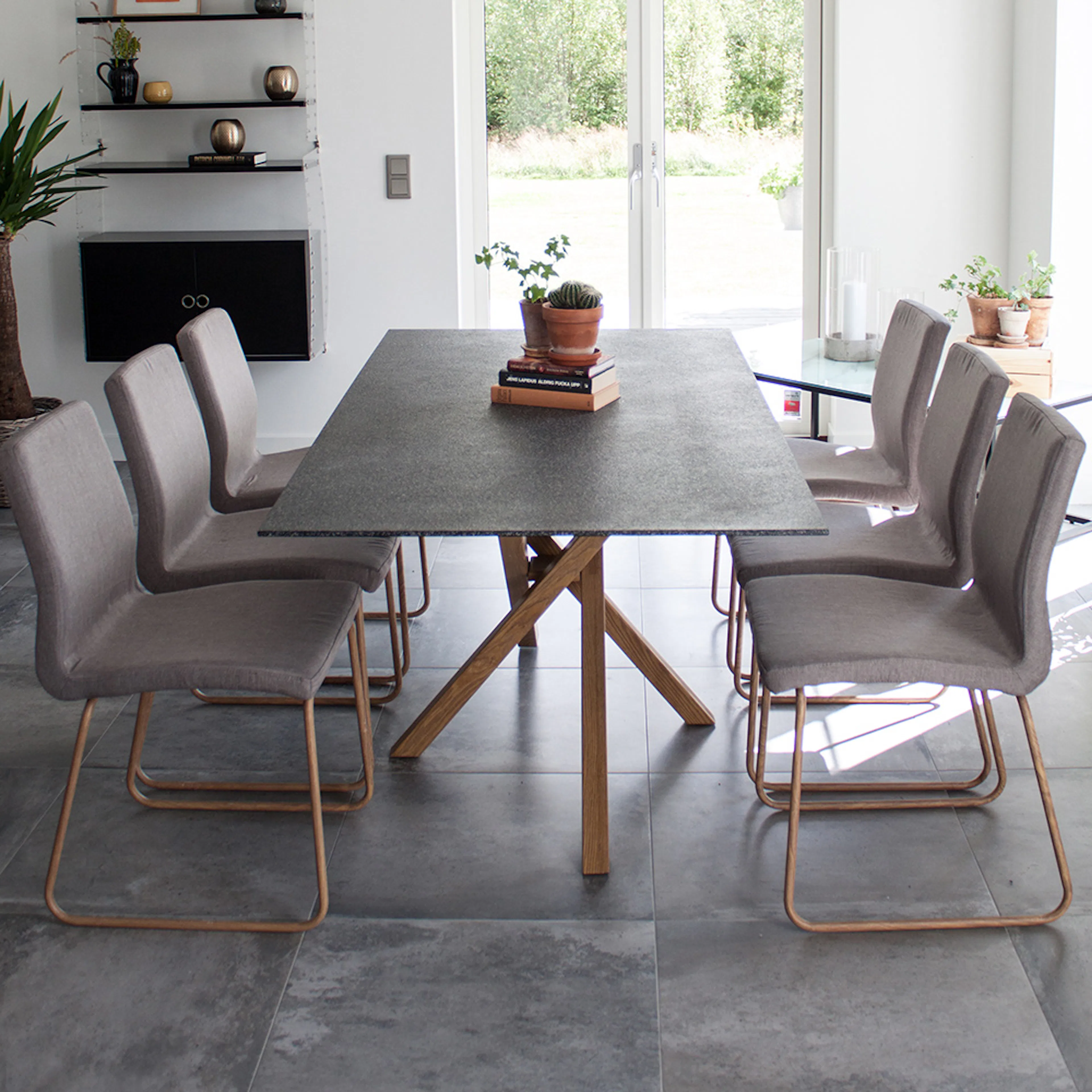 Matgrupp Venture Home Penny Milla med 6 Stolar Ek