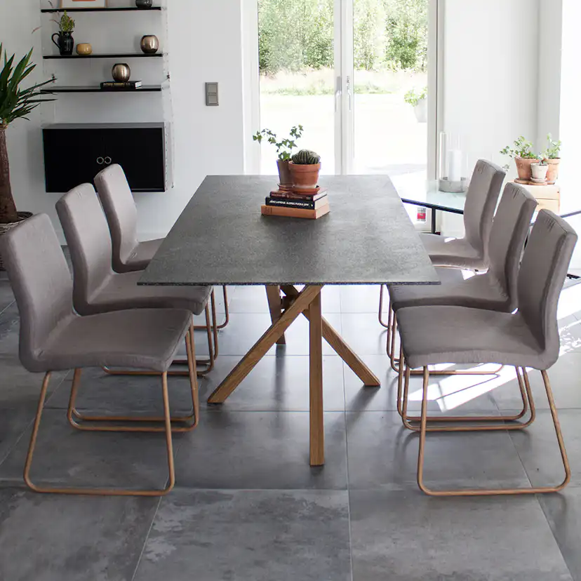 Matgrupp Venture Home Penny Milla med 6 Stolar Ek