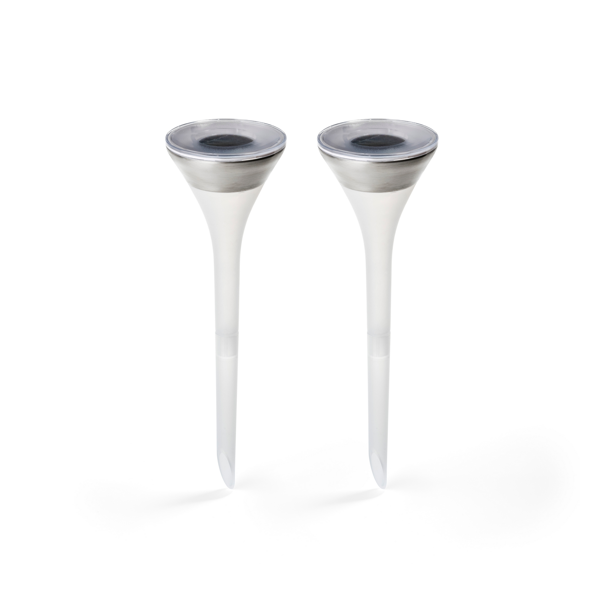 Solcellslampa Gnosjö Konstsmide Assisi Tratt Jordspett 2-pack