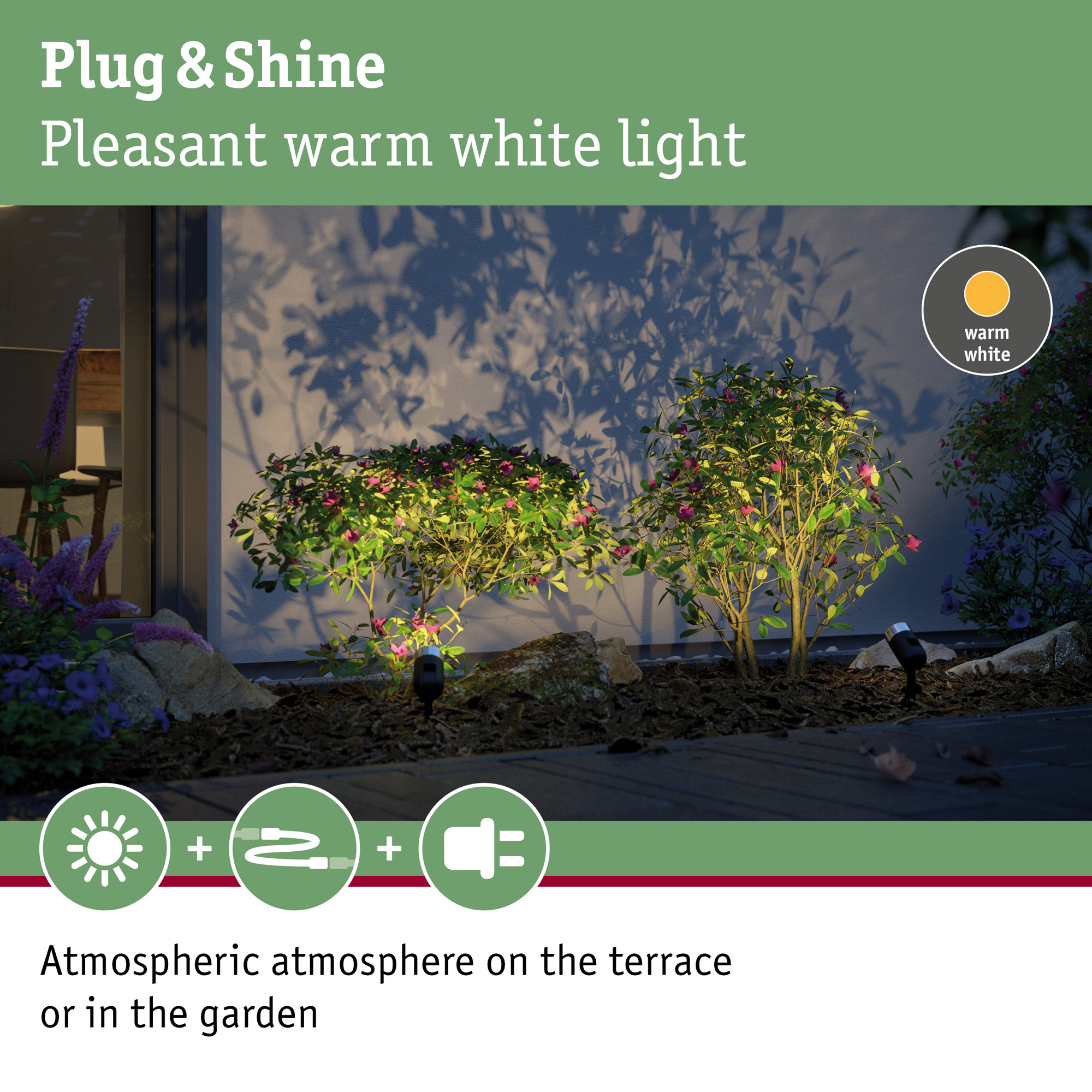 Spotlight Paulmann Pike Plug & Shine LED Pike IP65 24V