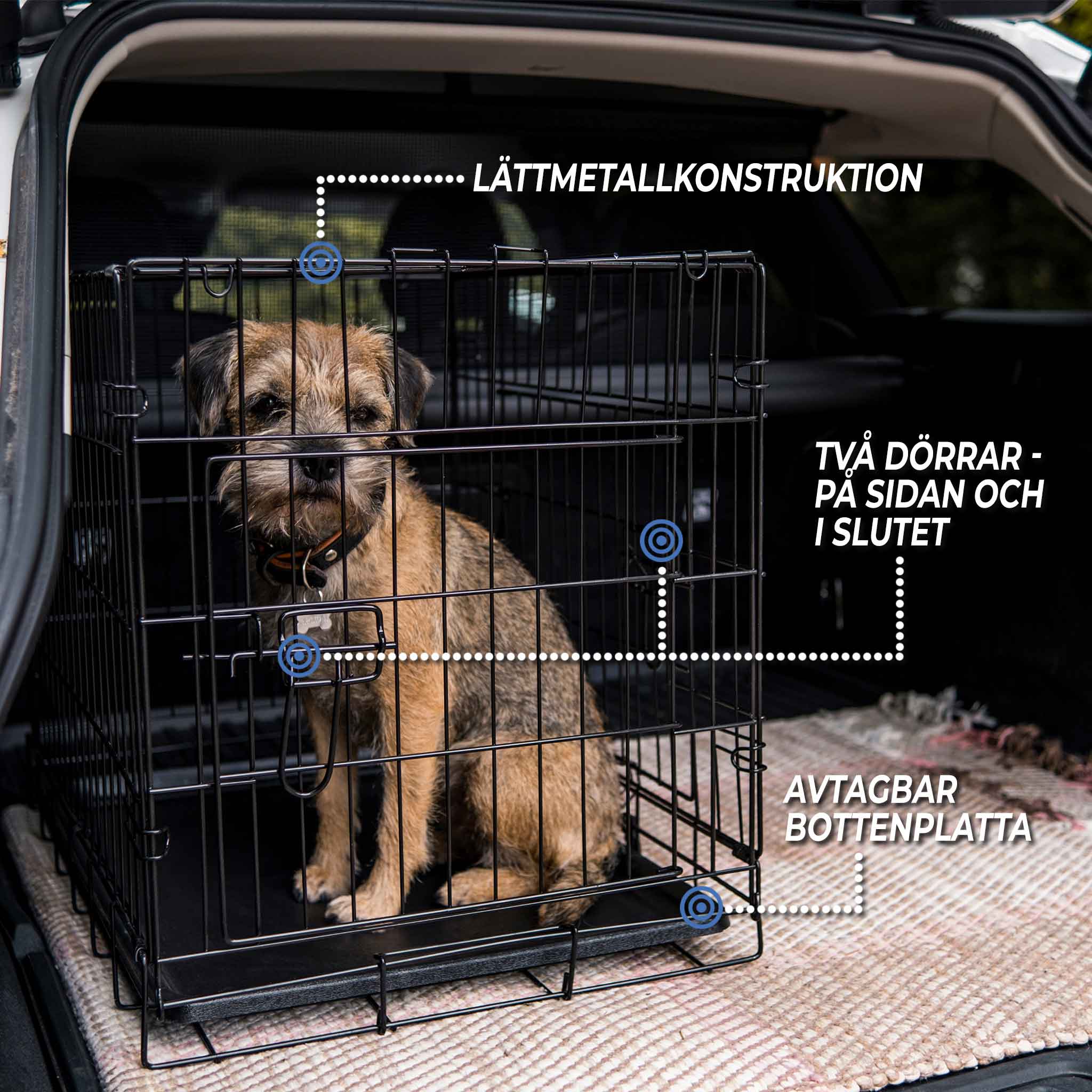 Hundbur Trekker Lättmetall XXL