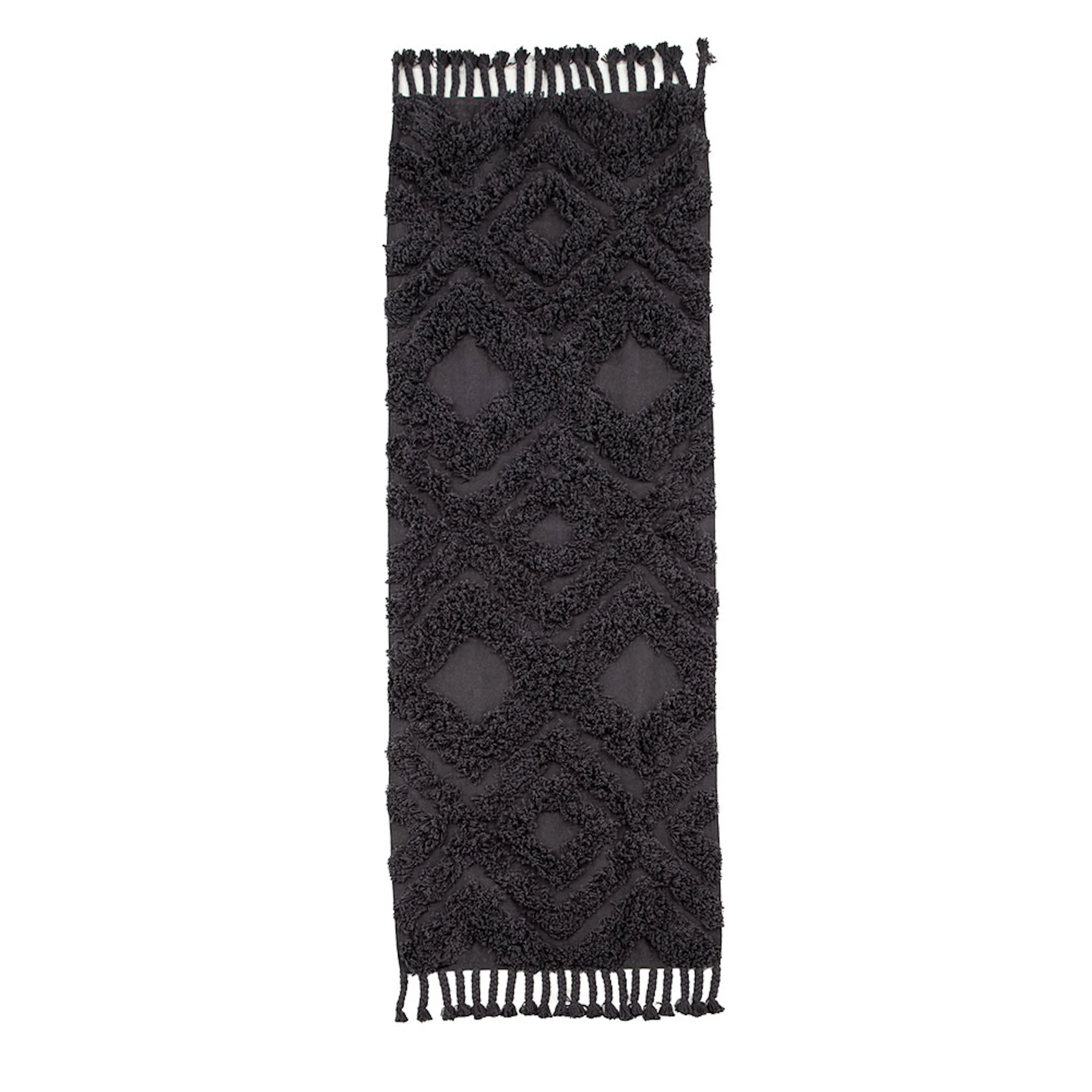 Hilma Cotton - 200*70- -Rectangular-Dark grey 200x70 cm Mörkgrå
