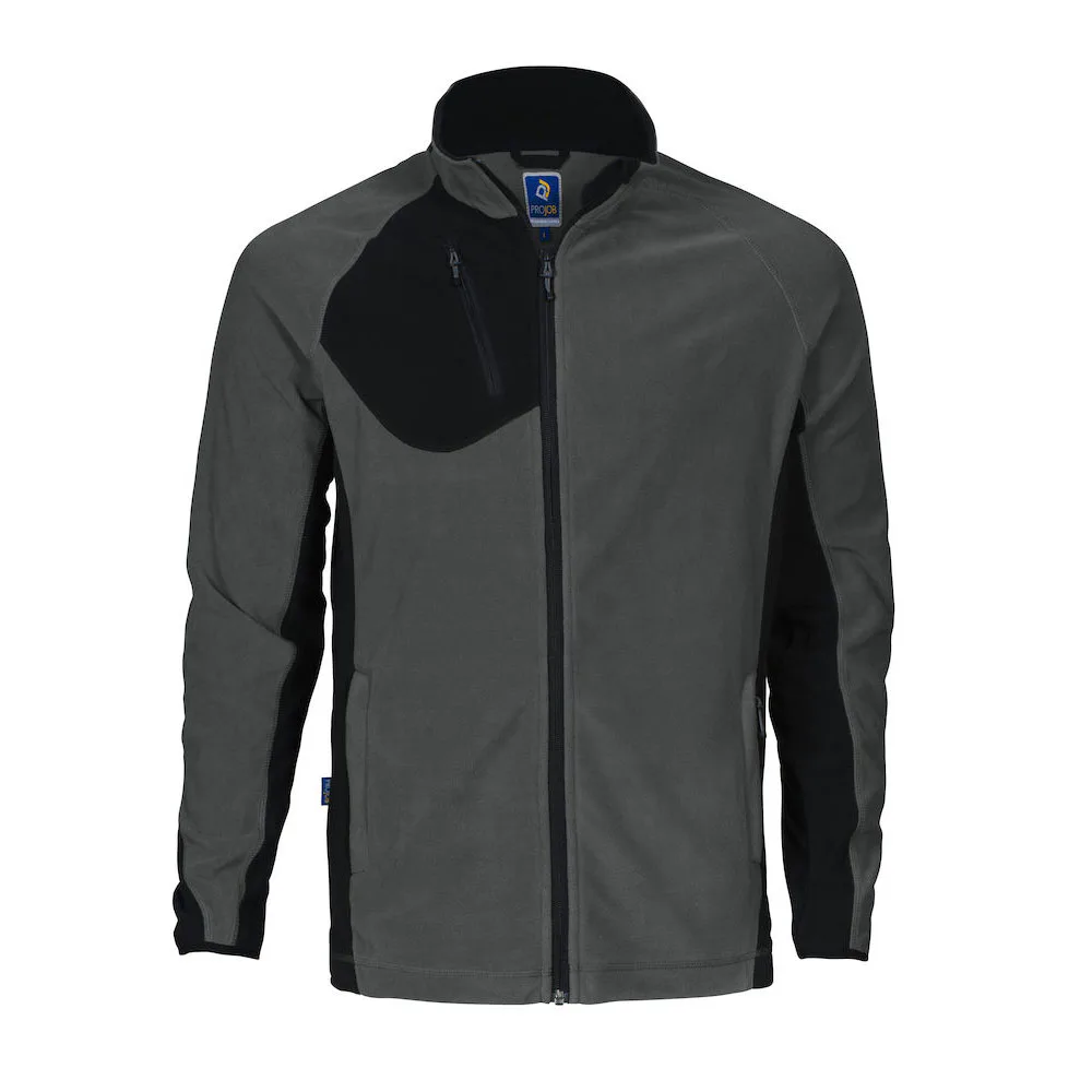 2325 Fleecejacka Grå 4XL Storlek: 4XL