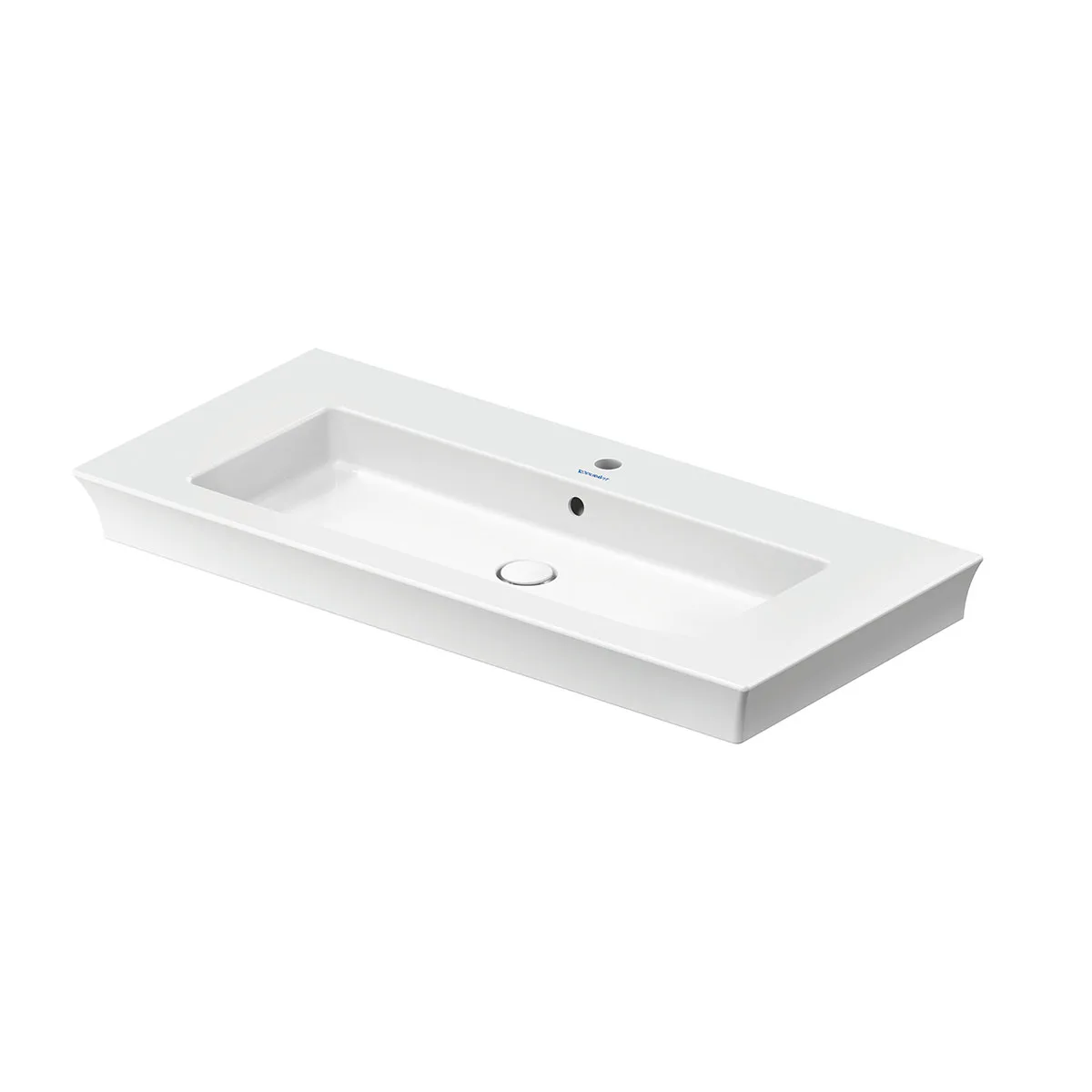 Tvättställ Duravit White Tulip Vit Högblank 1055x490 mm, Hål för Blandare: Ja