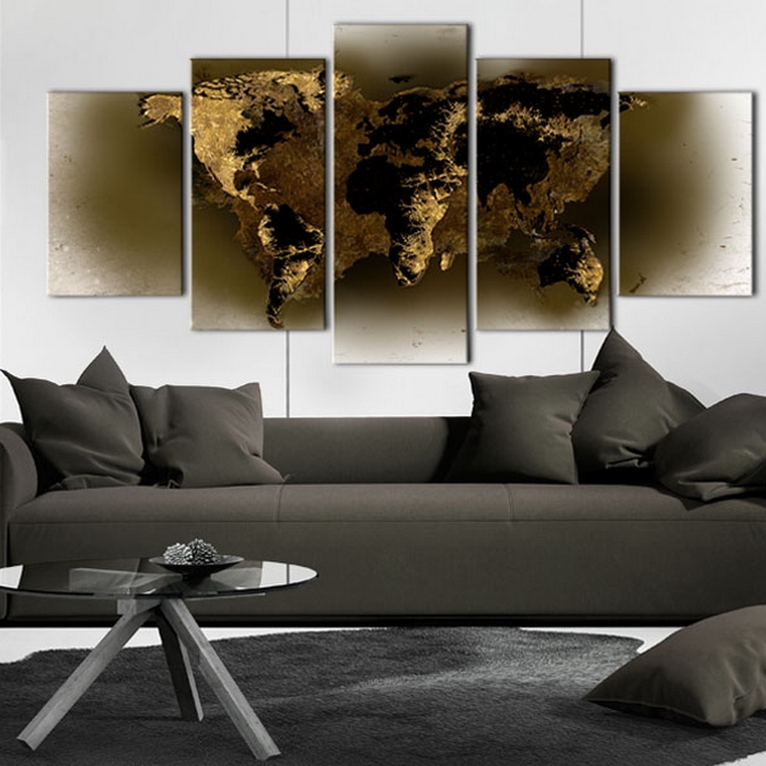 Tavla Arkiio Brass Continents