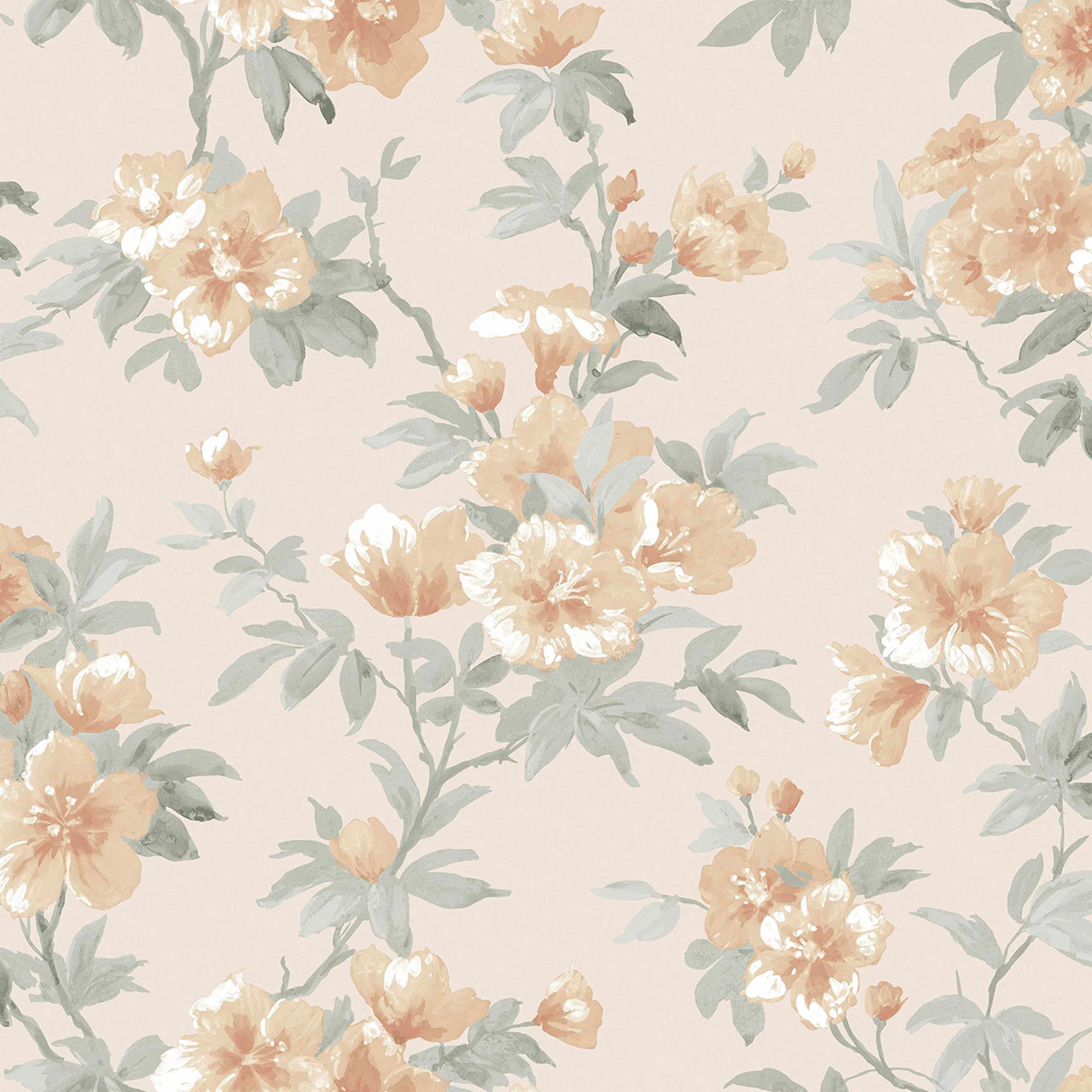 Tapet Laura Ashley Rosamund Orange