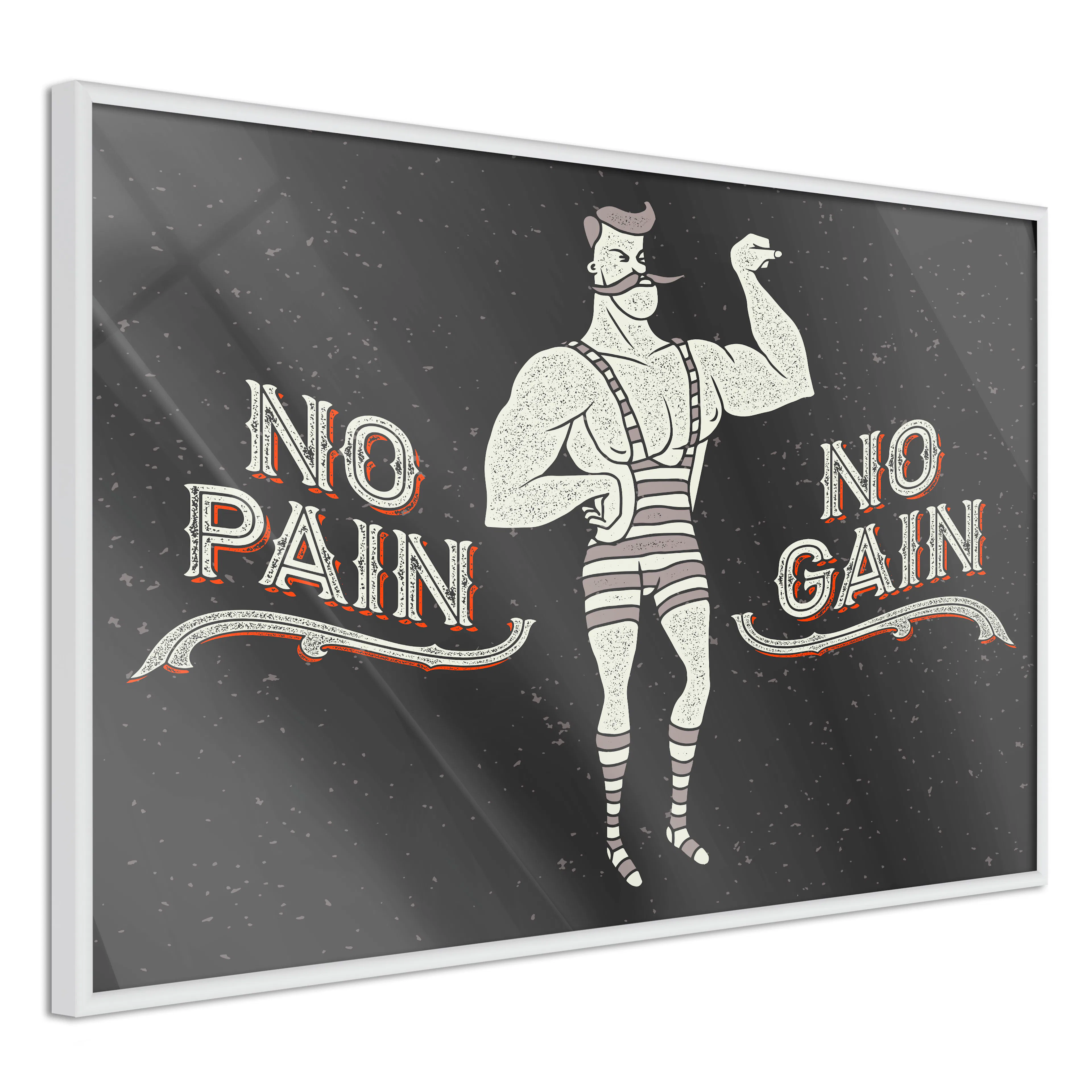 Poster Artgeist Affisch No Pain No Gain