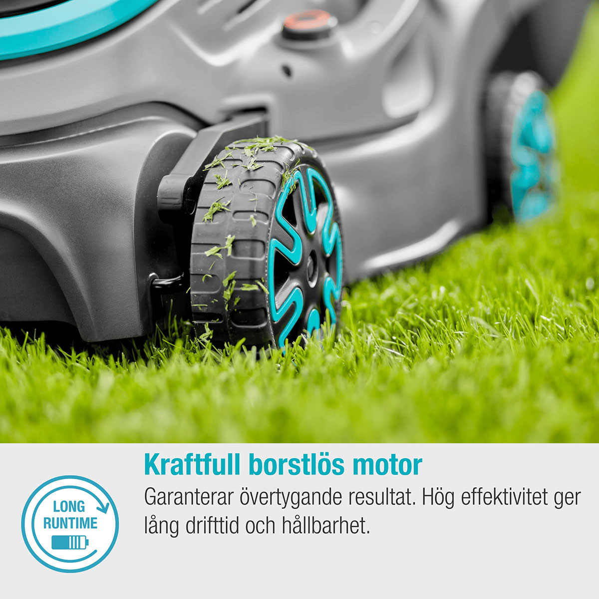 Batterigräsklippare Gardena PowerMax 32/18V P4A med Batteri och Laddare
