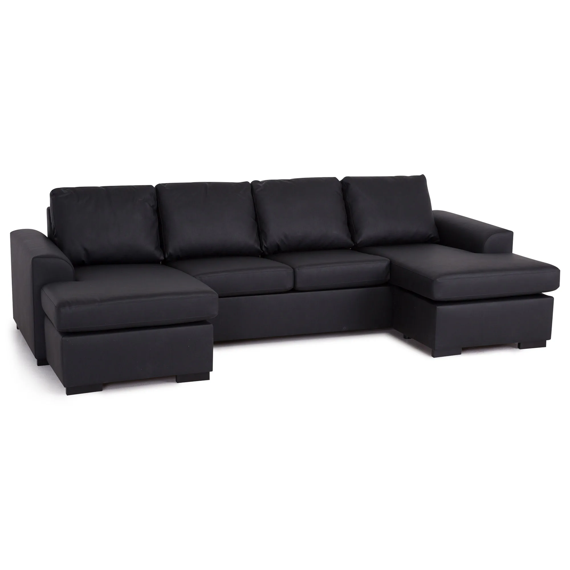 Dubbeldivansoffa Scandinavian Choice Porto Bonded Leather