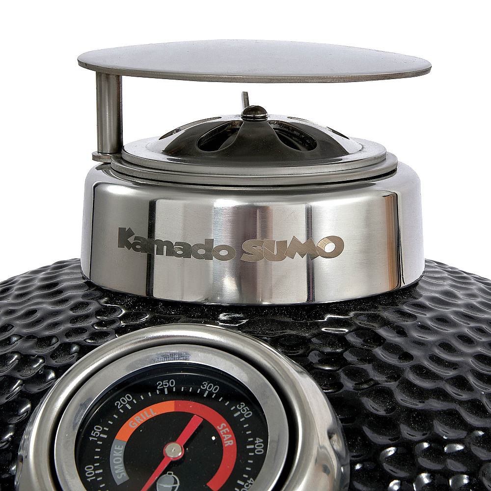Skorstenständare Kamado Sumo Signature Jr, Svart