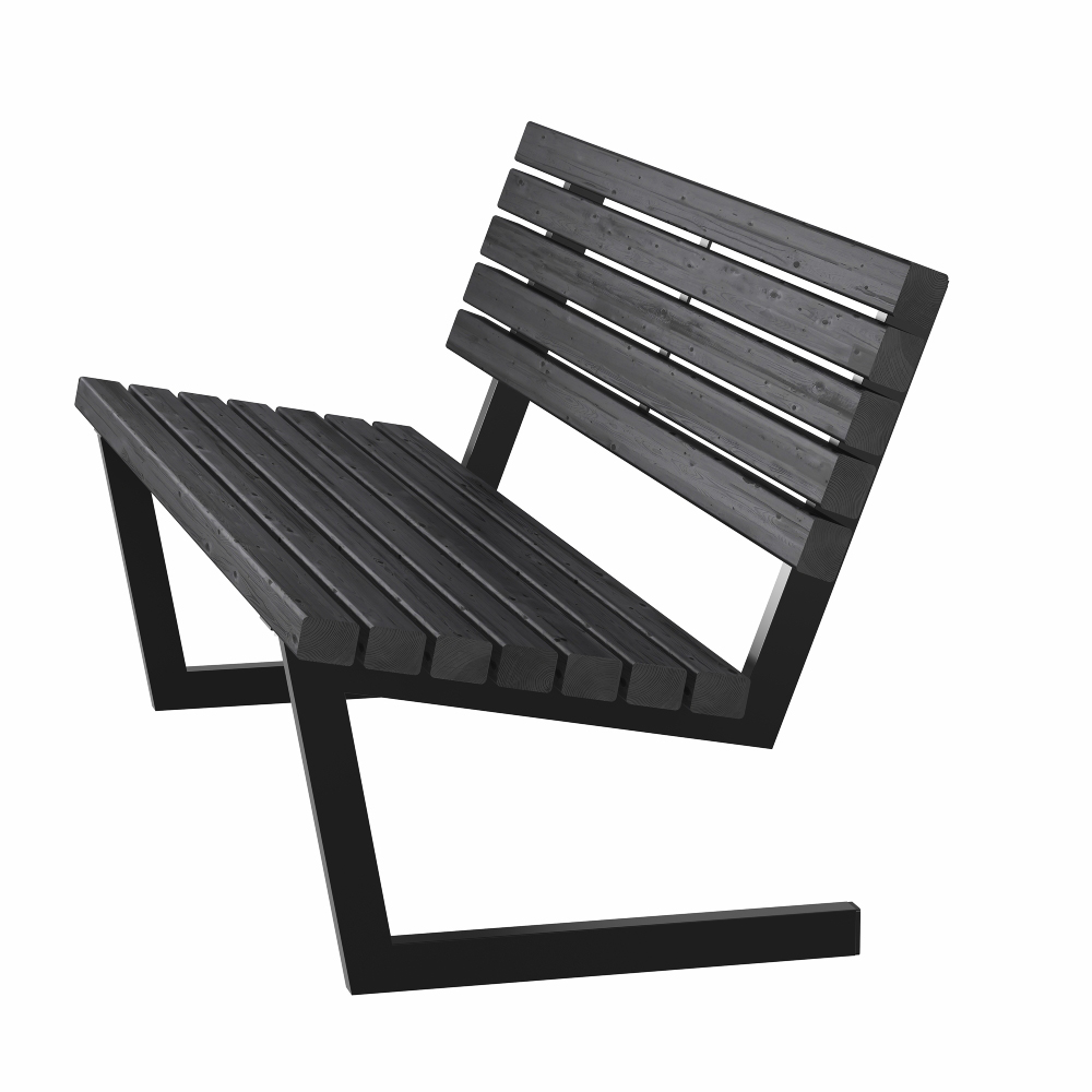 Soffa PLUS Siesta Living 150 cm Svart