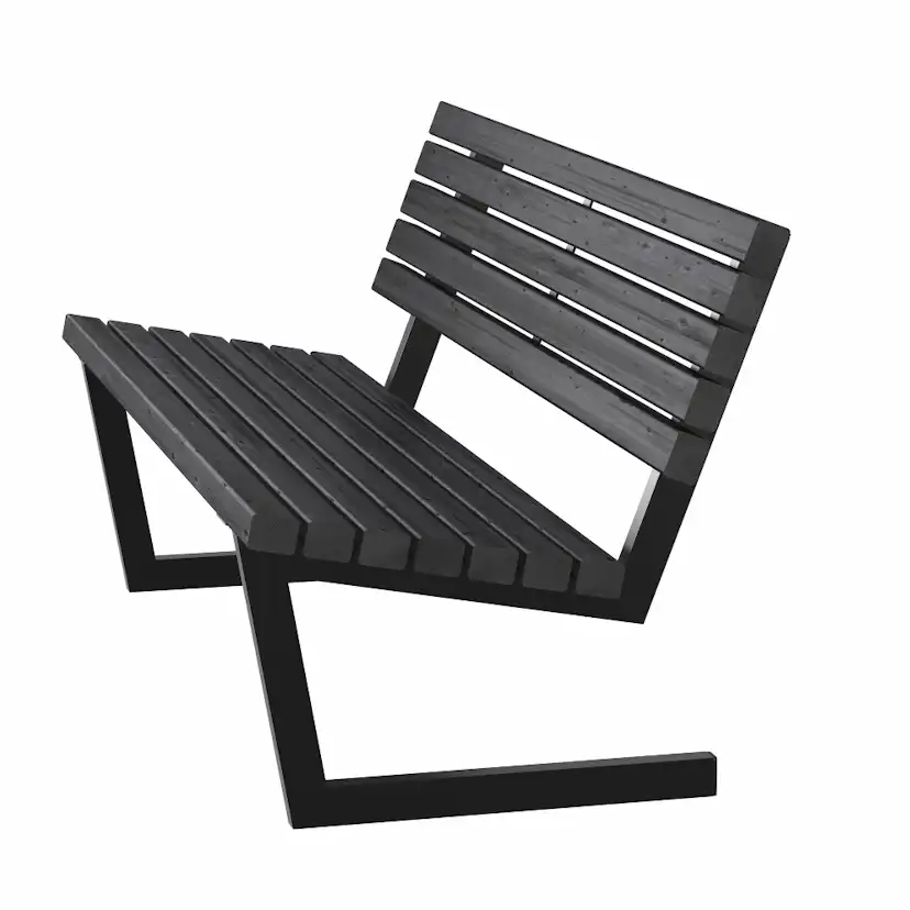 Soffa PLUS Siesta Living 150 cm Svart