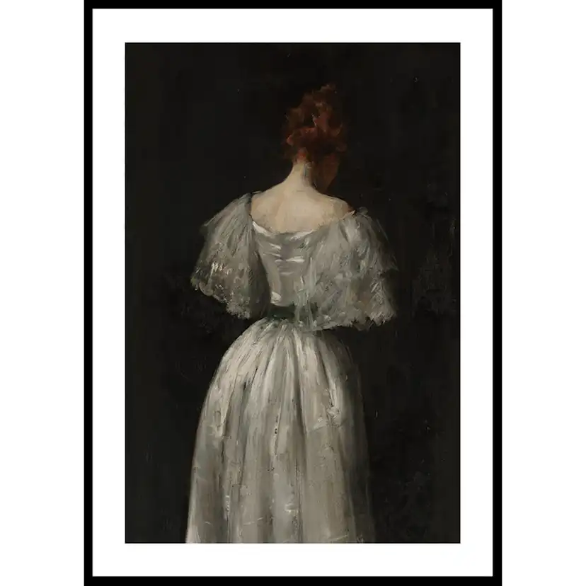 Poster Gallerix Seventeenth Century Lady By William Merritt Chase