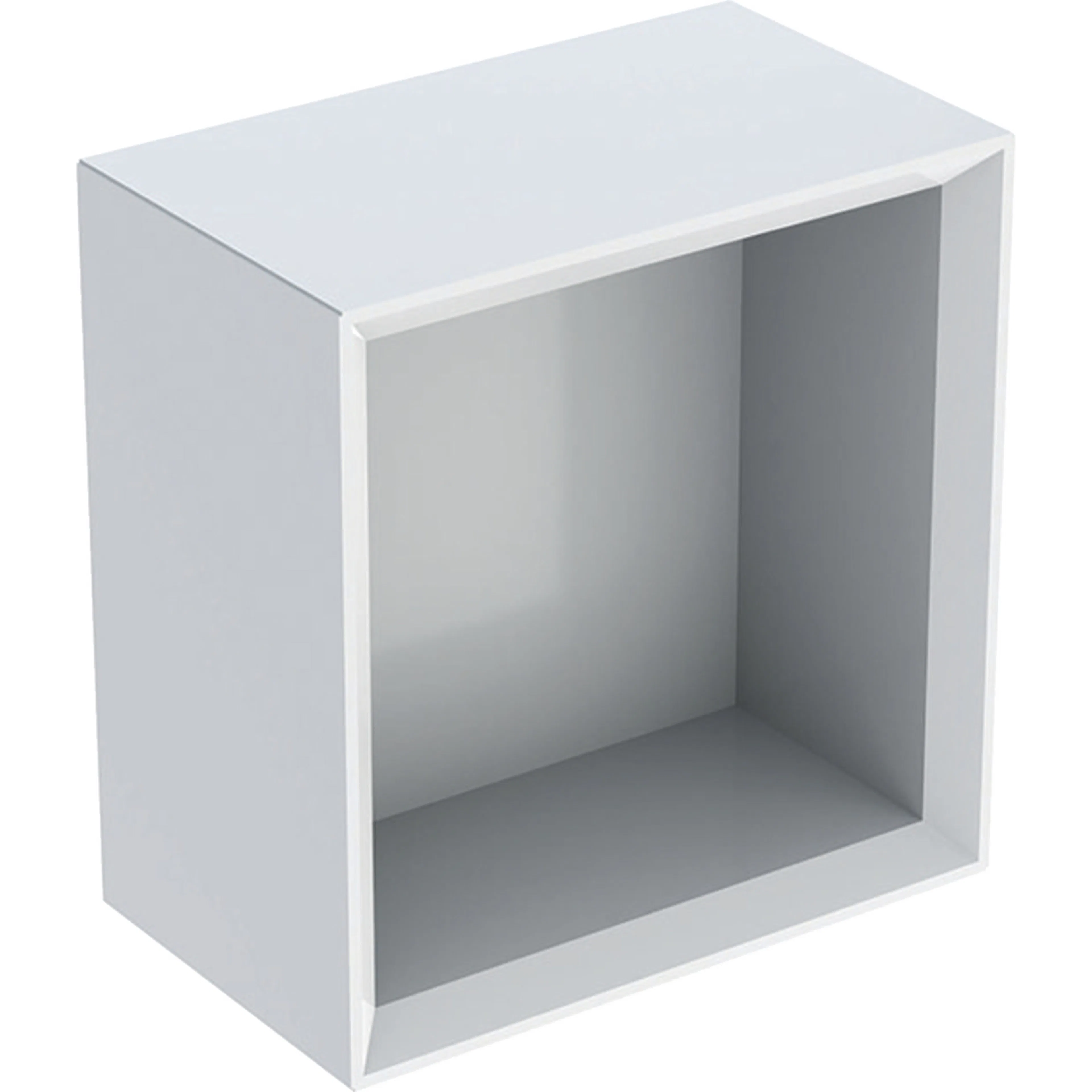 GEBERIT ICON VÄGGBOX KVADRAT B22 5 VIT / LACKERAD HÖGBLANK Vit
