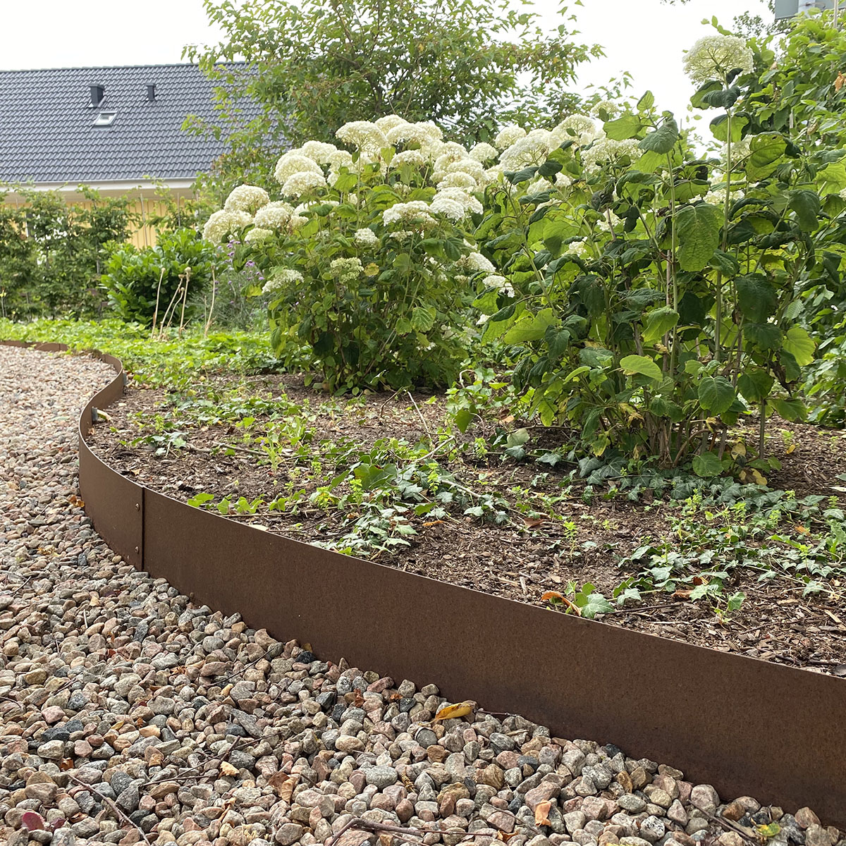 Planteringskant Flexigarden Corten 180 mm Skarvplåt