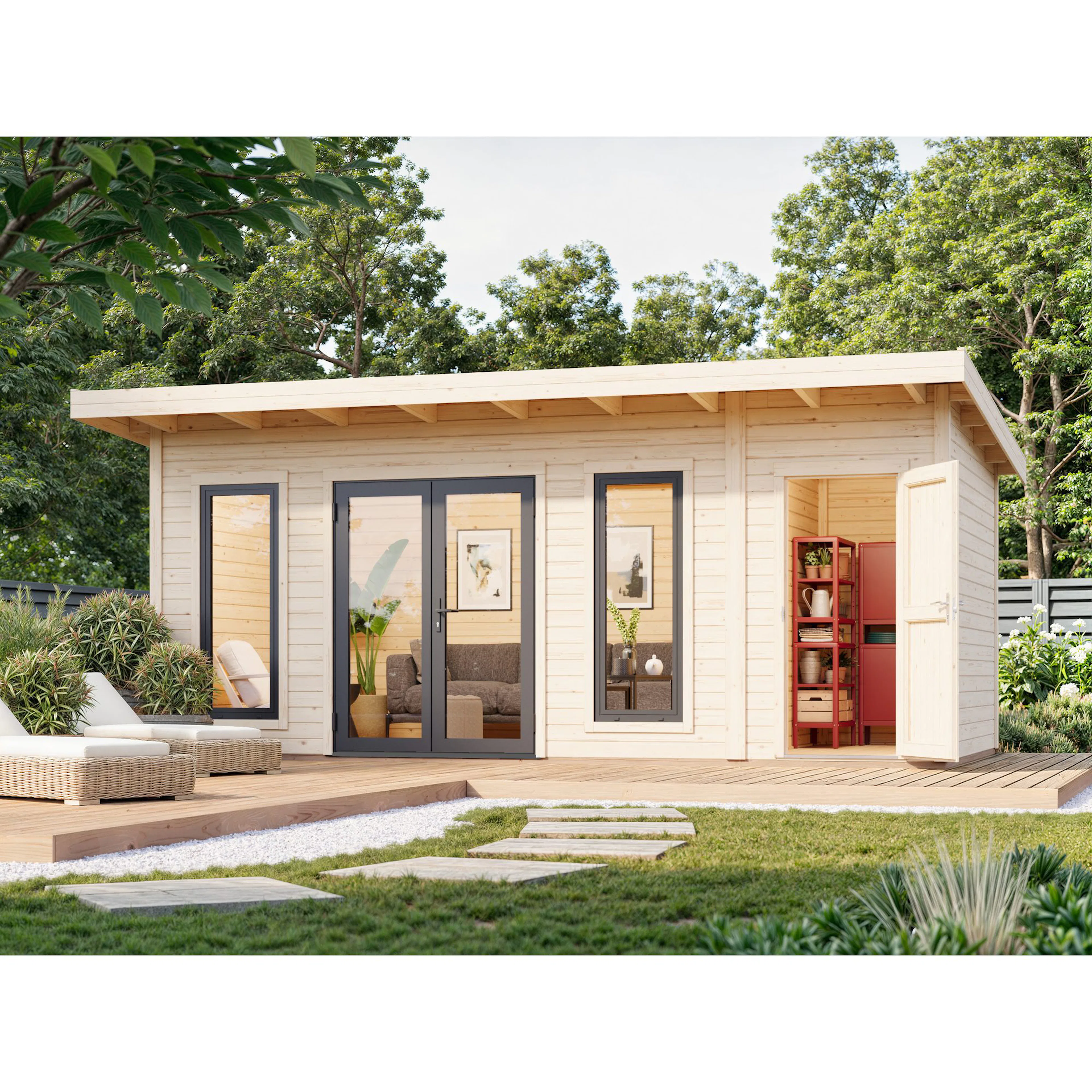 Stuga Palmako Aurelia 17,6 m² (inv. 16,7 m²)