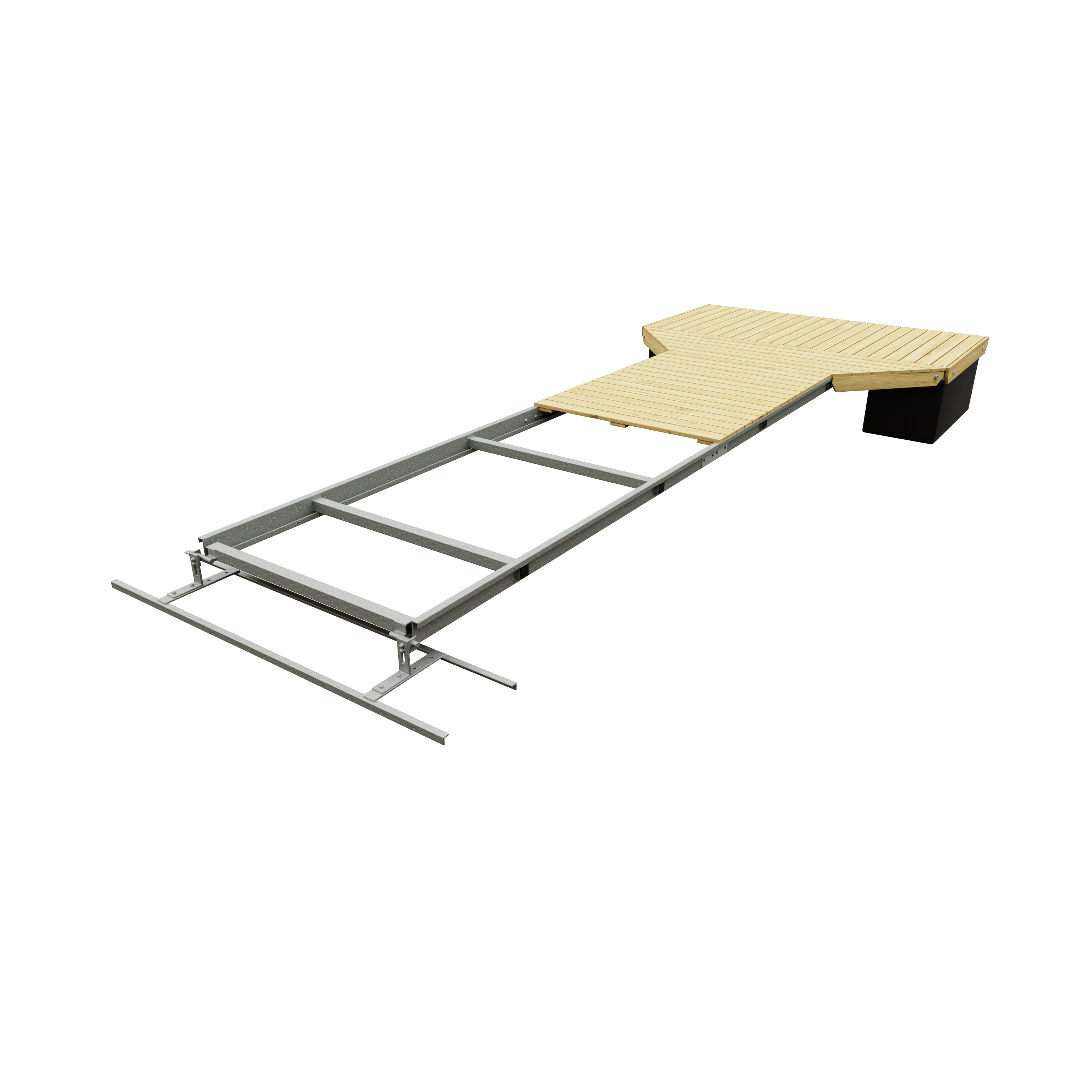 Brygga Luoman Lumme LB 3-2 2,3x5,8 m