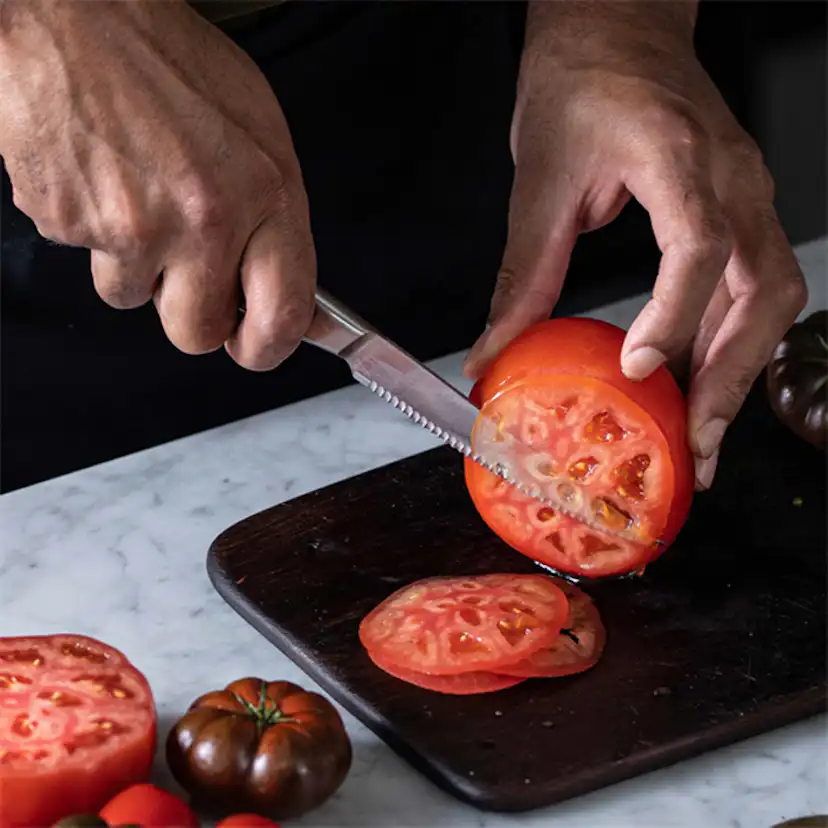 Tomatkniv Fiskars All Steel 12 cm Med Vågtandat Blad