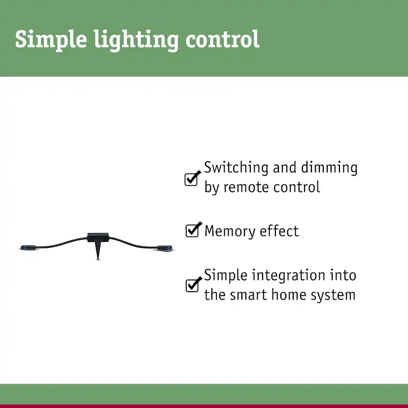 Tillbehör Paulmann Plug & Shine Smart Home Zigbee 3.0 Trådlös Styrenhet IP68