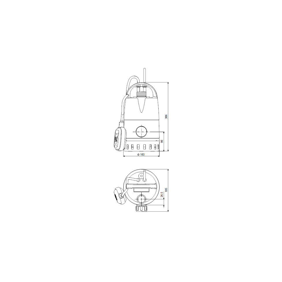 Grundvattenpump Grundfos Unilift CC5 - A1