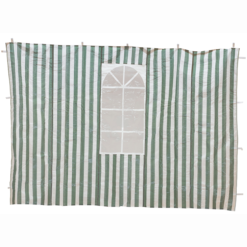 Paviljongväggar Hillerstorp 195x293 cm Grön/Vit