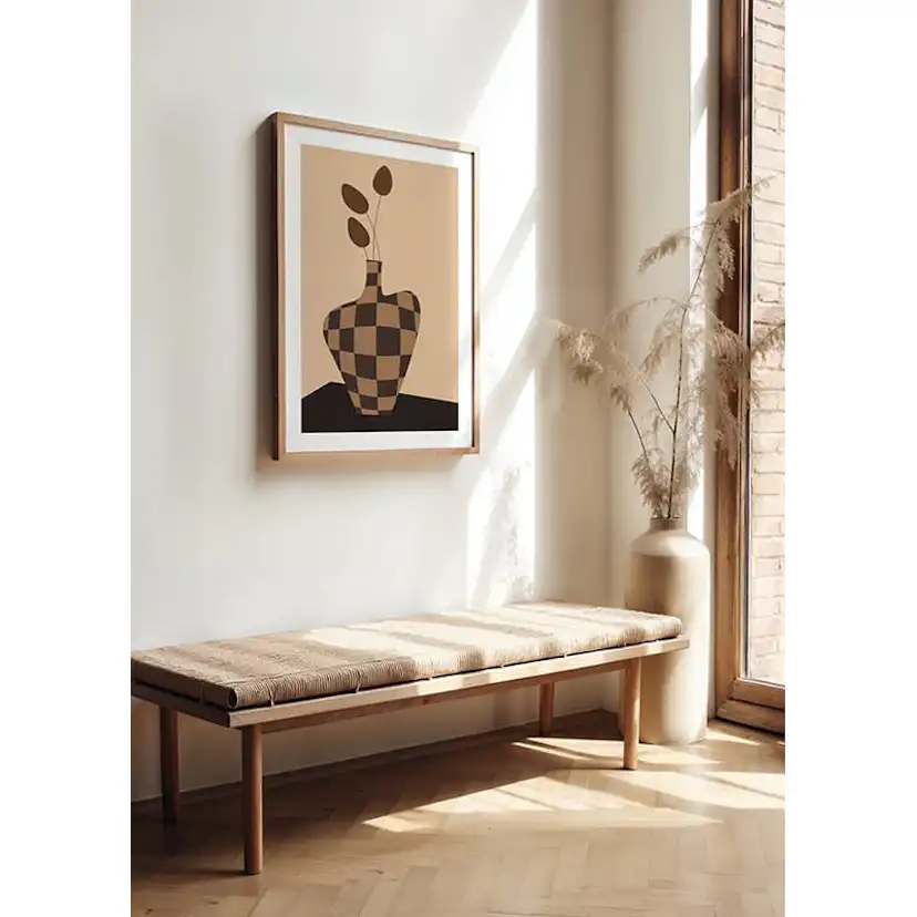 Poster Gallerix Checkered Vintage Vase No2