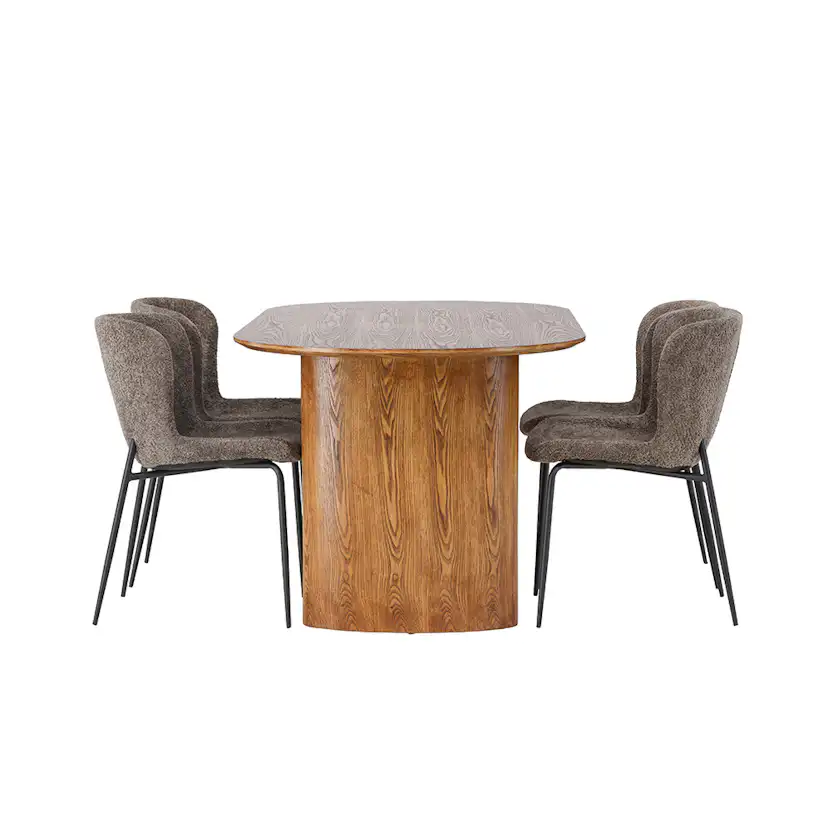 Matgrupp Venture Home Isolde med 4 Modesto Stolar