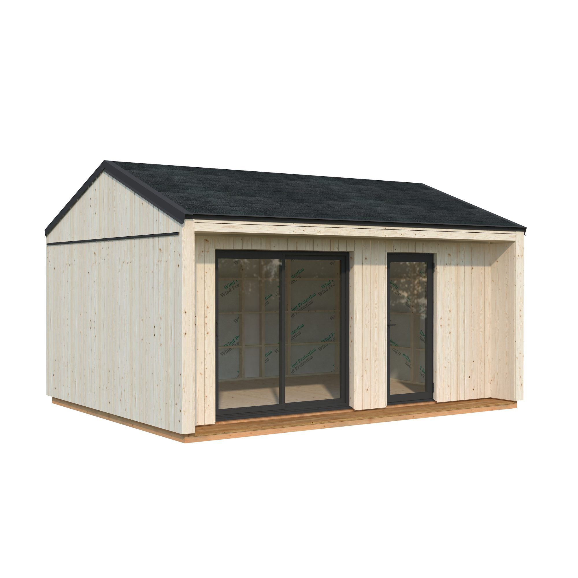 Trädgårdshus Palmako Rebekka 25,2 m² (inv. 19,4 m² )