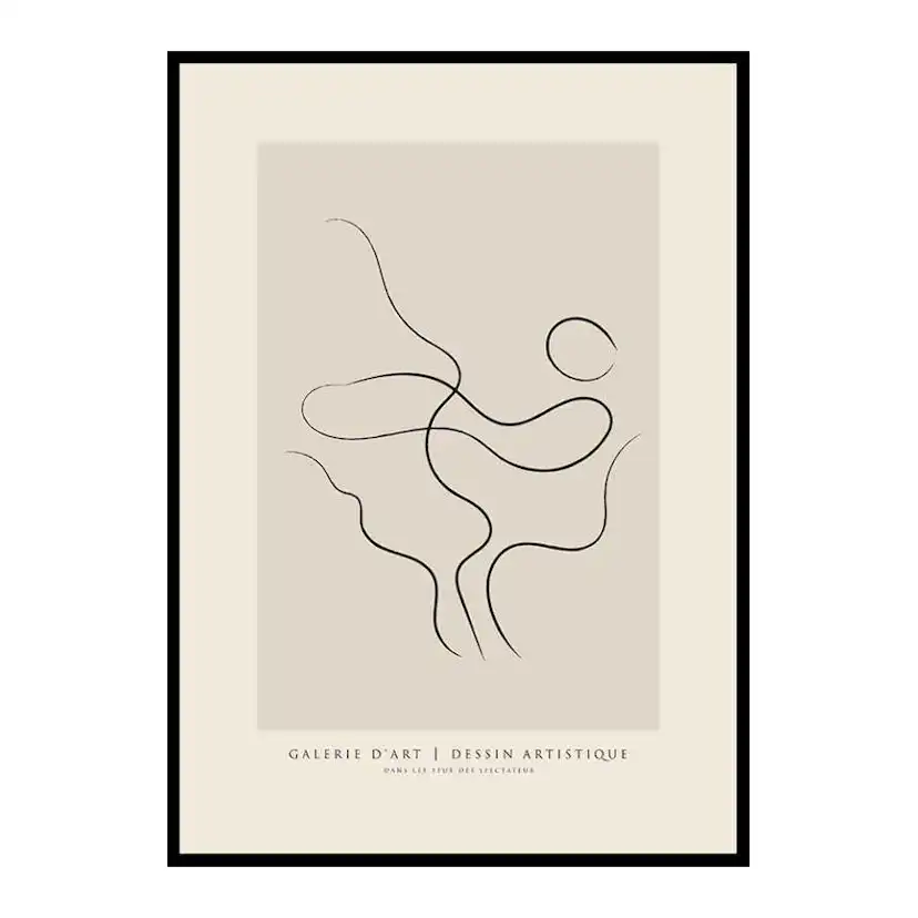 Poster Gallerix Dessin Artistique No3